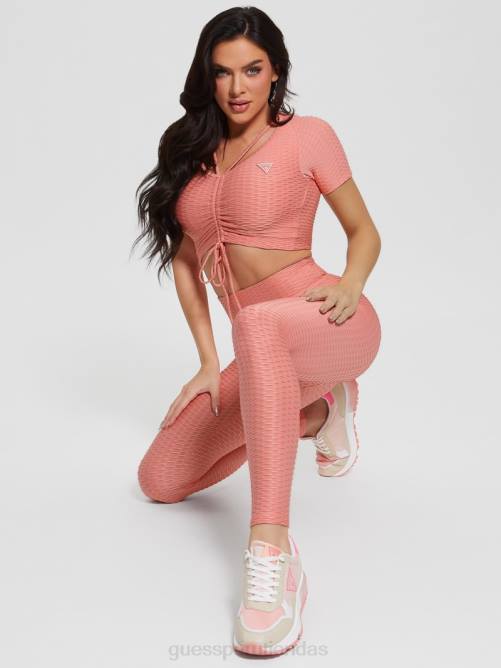 GUESS leggins eco delma active mujer 0P8X2083 rosa alto vestir