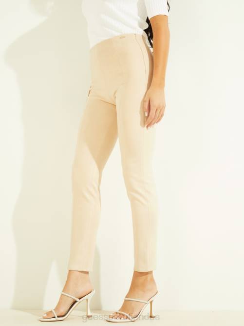 GUESS leggins maya de gamuza sintética mujer 0P8X2113 madreperla vestir