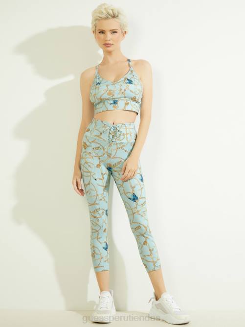 GUESS leggins tipo muñeca ecologicos mujer 0P8X2513 cadena y dijes azur vestir