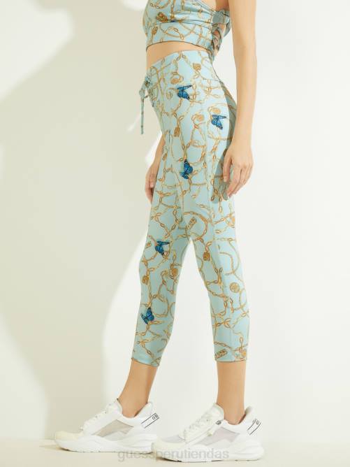 GUESS leggins tipo muñeca ecologicos mujer 0P8X2513 cadena y dijes azur vestir
