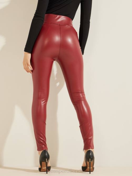 GUESS priscila leggings mujer 0P8X2223 jugo de remolacha rojo vestir