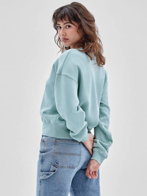 GUESS jersey con cuello redondo y logo original mujer 0P8X1281 cielo de londres vestir