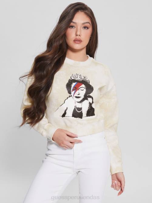 GUESS jersey corto queen mujer 0P8X1322 piedra inteligente vestir