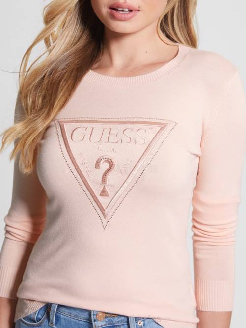 GUESS suéter eco eloise mujer 0P8X1667 brisa sonrojada vestir