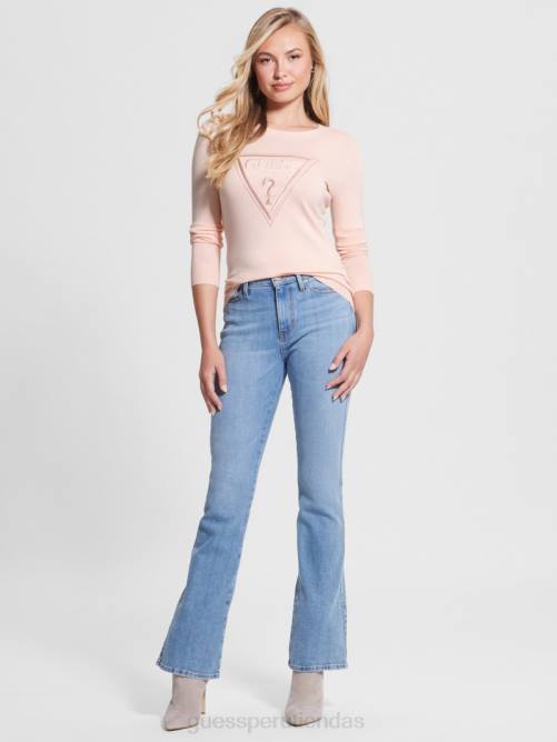 GUESS suéter eco eloise mujer 0P8X1667 brisa sonrojada vestir