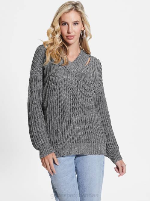 GUESS suéter lise con aberturas mujer 0P8X1716 consciente lurex multi vestir