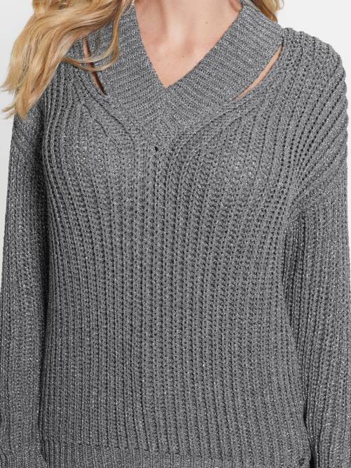 GUESS suéter lise con aberturas mujer 0P8X1716 consciente lurex multi vestir