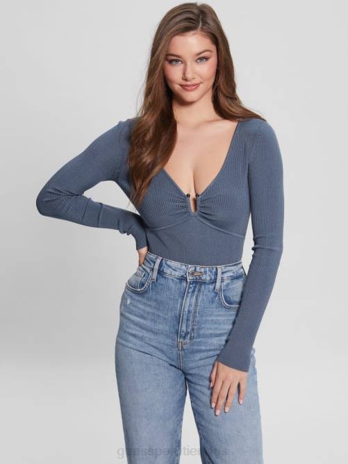 GUESS suéter nicole mujer 0P8X1405 mar nórdico vestir