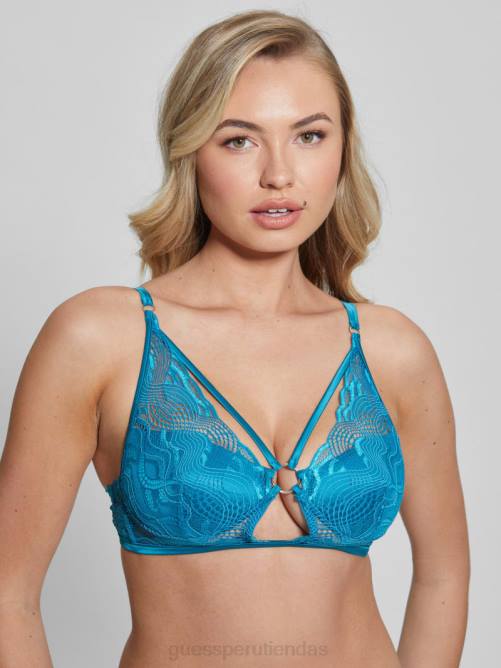 GUESS sujetador danielle de media copa con aros mujer 0P8X2664 nueva laguna vestir