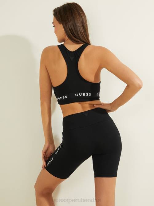 GUESS sujetador deportivo ecológico con espalda cruzada mujer 0P8X1595 negro vestir