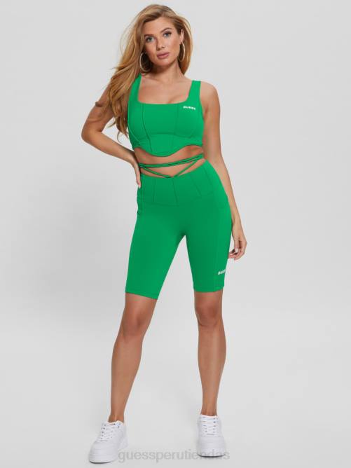 GUESS brigit activo superior mujer 0P8X1088 cactus verdes vestir