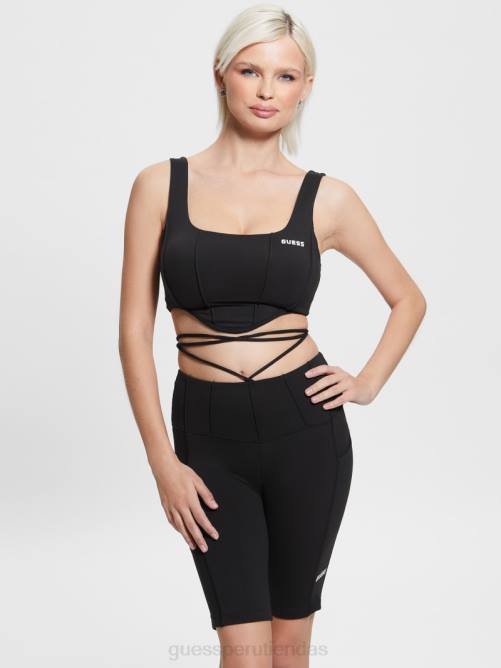 GUESS brigit activo superior mujer 0P8X1489 negro vestir