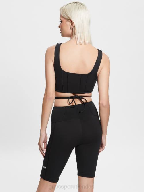 GUESS brigit activo superior mujer 0P8X1489 negro vestir