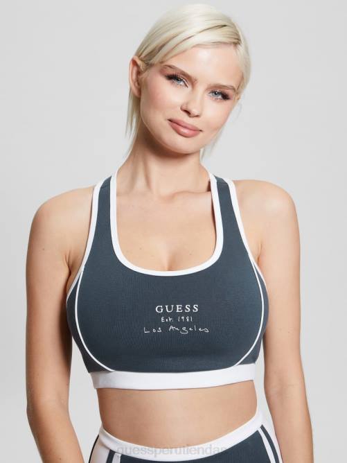 GUESS parte superior activa con firma ecológica mujer 0P8X1392 noche de invierno vestir