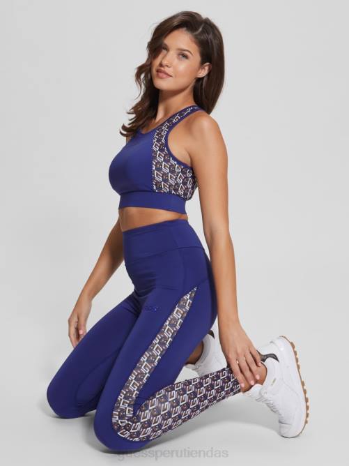GUESS parte superior activa eco debra mujer 0P8X1658 almirante azul vestir