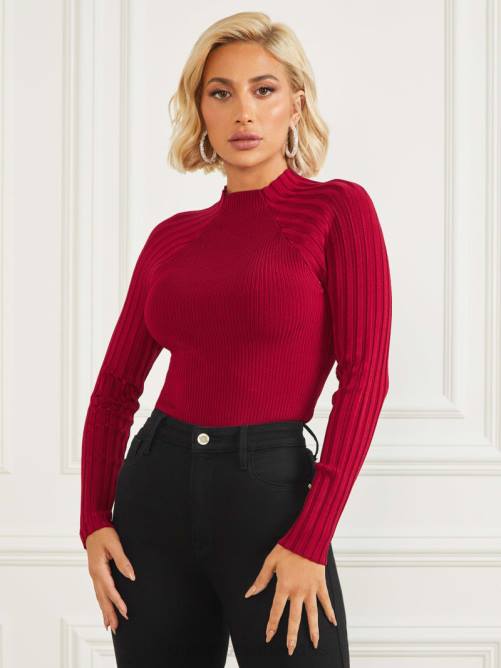 GUESS suéter de canalé Vision mujer 0P8X1273 aniversario vestir