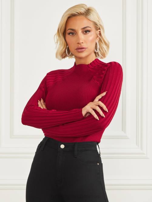 GUESS suéter de canalé Vision mujer 0P8X1273 aniversario vestir