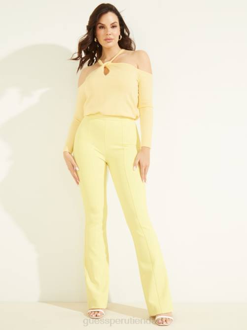 GUESS suéter priya con hombros descubiertos mujer 0P8X1388 seda de maiz vestir