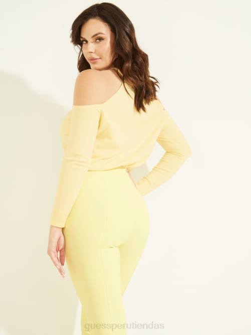 GUESS suéter priya con hombros descubiertos mujer 0P8X1388 seda de maiz vestir
