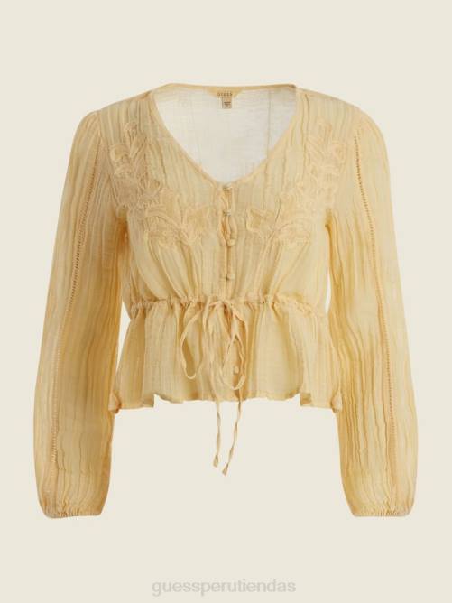 GUESS tapa de lente mujer 0P8X1650 mantequilla de maíz multi vestir