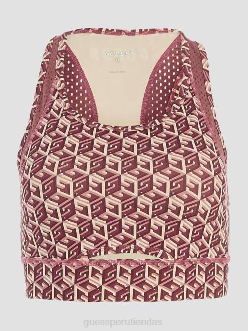 GUESS top activo eco daria mujer 0P8X1469 g cubo rojo combo vestir