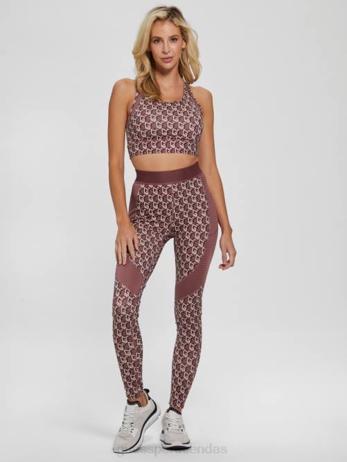 GUESS top activo eco daria mujer 0P8X1469 g cubo rojo combo vestir