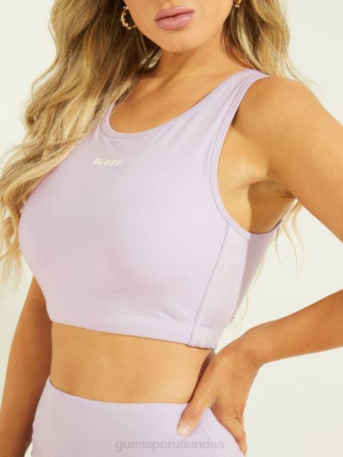GUESS top activo eco doreen mujer 0P8X1697 Pétalo de glicina vestir