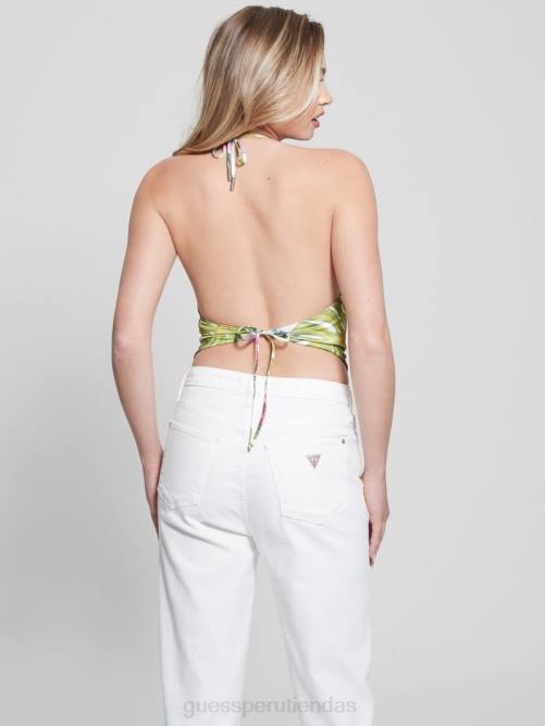 GUESS top bushra con pañuelo estampado mujer 0P8X1106 isla elegante vestir