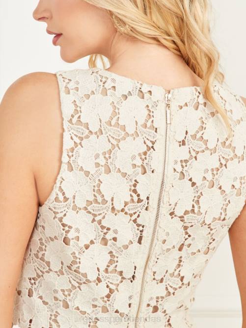 GUESS top de encaje luca mujer 0P8X1272 buffy multi vestir