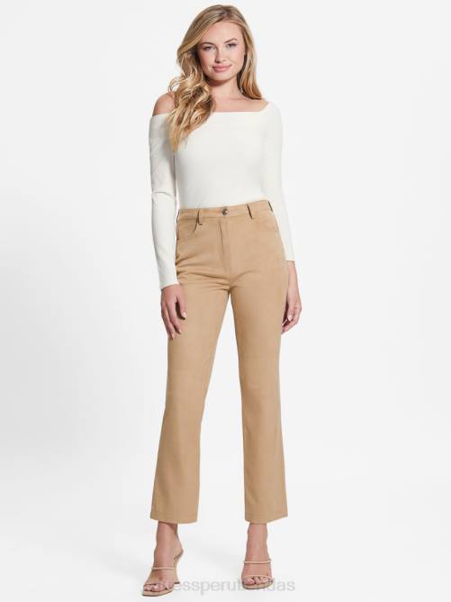 GUESS top eco amelia con hombros descubiertos mujer 0P8X1630 blanco crema vestir