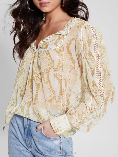 GUESS top eco brigida mujer 0P8X1139 serpiente errante vestir