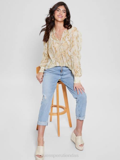 GUESS top eco brigida mujer 0P8X1139 serpiente errante vestir