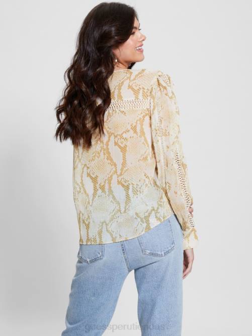 GUESS top eco brigida mujer 0P8X1139 serpiente errante vestir