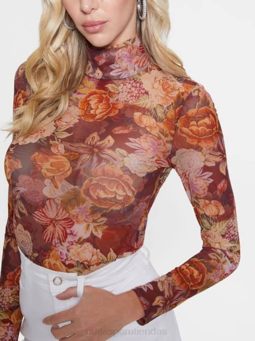 GUESS top eco kamaria estampado mujer 0P8X1615 impresión de tapiz digital ma vestir