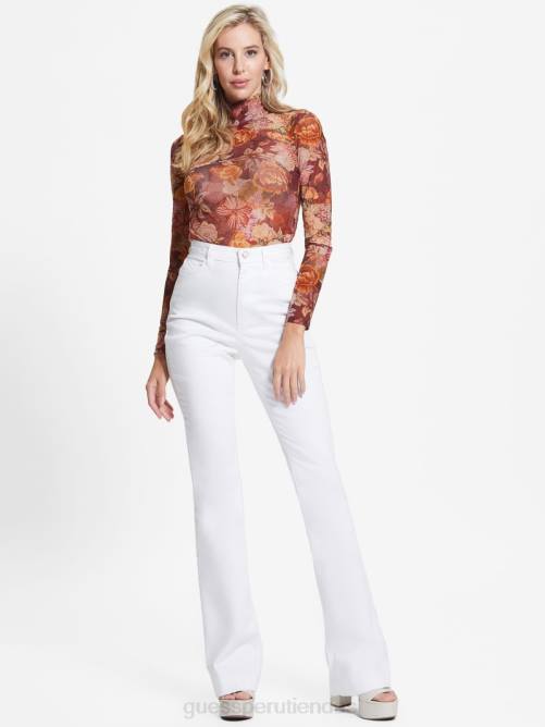 GUESS top eco kamaria estampado mujer 0P8X1615 impresión de tapiz digital ma vestir