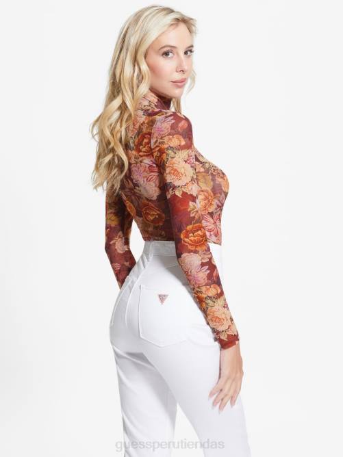 GUESS top eco kamaria estampado mujer 0P8X1615 impresión de tapiz digital ma vestir