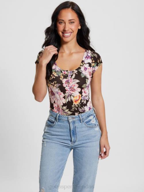 GUESS top henley ecológico karla mujer 0P8X1266 ciaobella vestir
