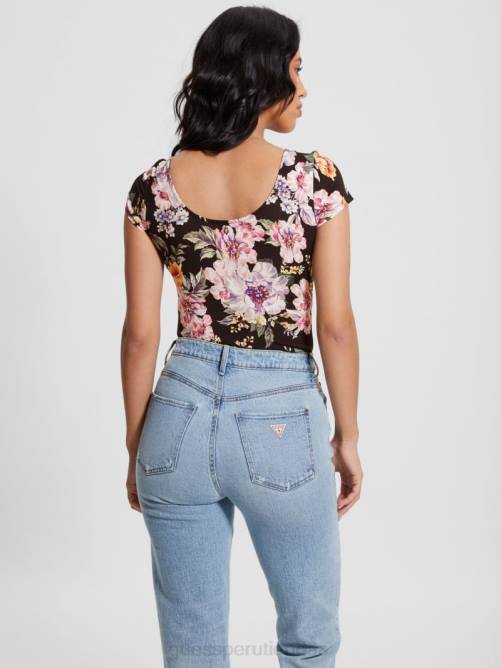 GUESS top henley ecológico karla mujer 0P8X1266 ciaobella vestir