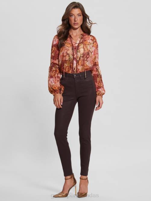 GUESS top josette ecológico mujer 0P8X1560 impresión de tapiz digital ma vestir