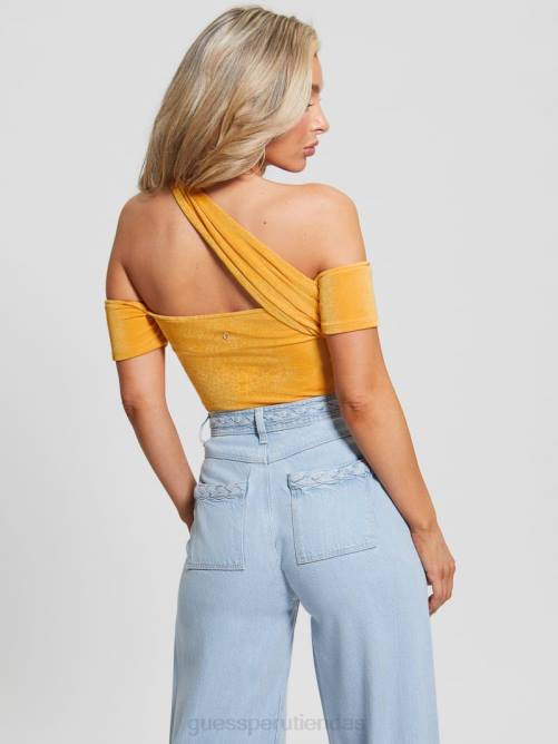 GUESS top malori con tirantes retorcidos mujer 0P8X1261 piedra solar vestir