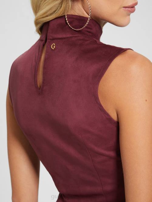 GUESS top micheline mujer 0P8X1228 vino místico vestir