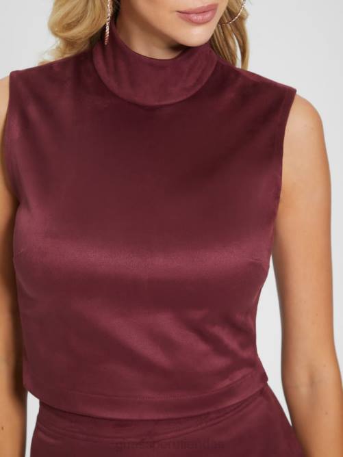 GUESS top micheline mujer 0P8X1228 vino místico vestir