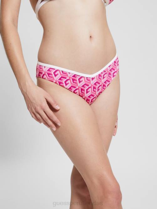 GUESS braguita de bikini deportiva chic g-cube mujer 0P8X2558 g cubo angustia vestir
