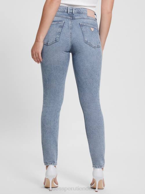 GUESS 1981 jeans ajustados con bragueta de botones expuesta mujer 0P8X5 teatro vestir
