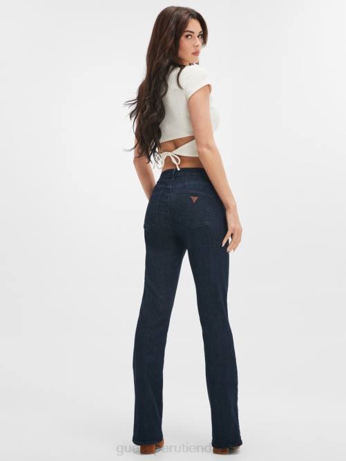 GUESS jeans acampanados eco sexy mujer 0P8X128 neela azul vestir