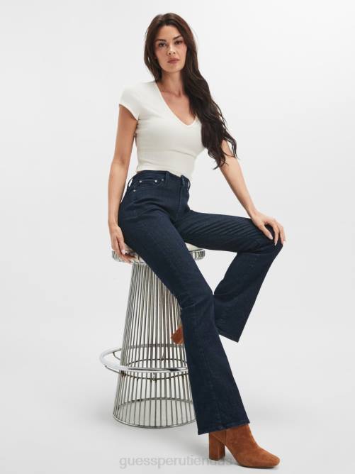 GUESS jeans acampanados eco sexy mujer 0P8X128 neela azul vestir