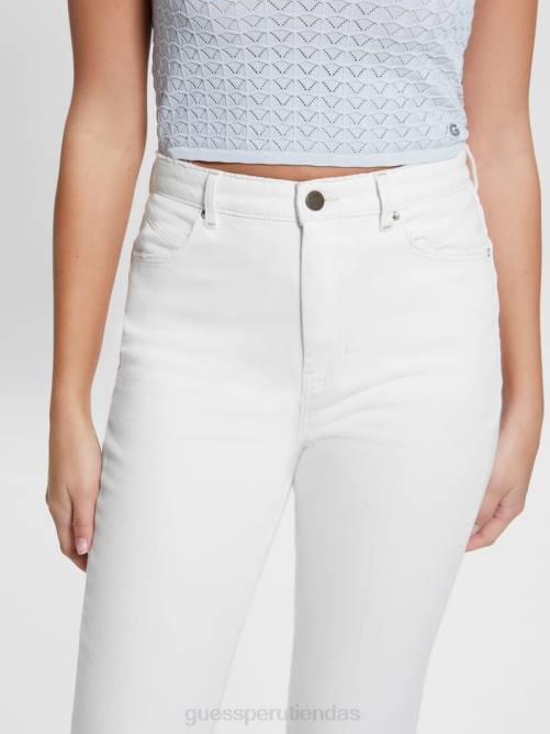 GUESS jeans acampanados pop '70s con aplique floral mujer 0P8X16 apasionados vestir