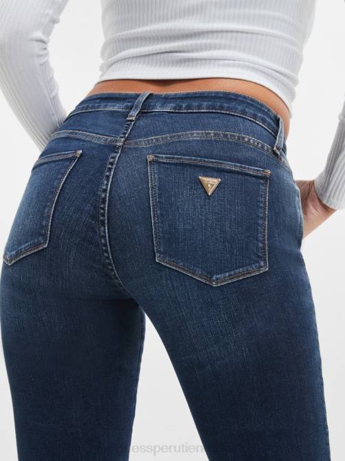 GUESS jeans ajustados de talle medio con curvas sexys mujer 0P8X54 cumberland vestir