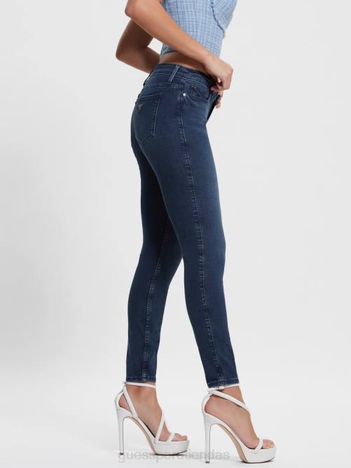 GUESS jeans ajustados eco power mujer 0P8X120 lavado de cuestas vestir