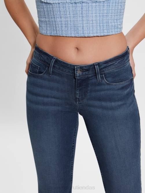 GUESS jeans ajustados eco power mujer 0P8X120 lavado de cuestas vestir
